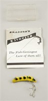 Bradson's Wavefish Fishing Lure w/ Case & Paper