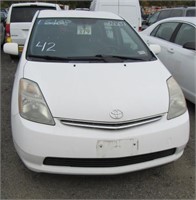 2007 TOYOTA PRIUS WHITE 158470 MILES