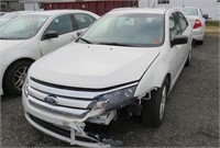 2011 FORD FUSION **ACCIDENT** WHITE 110250 MILES