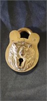 Lion lock and keys