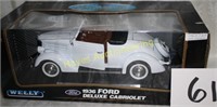 1936 Ford Deluxe Cabriolet - Welly 1:18