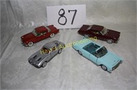 (4) Assorted Cars (4"-5")