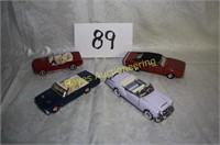 (4) Assorted Cars (4"-5")