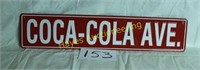 Coca-Cola Avenue Metal Sign