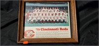 1973 Cincinnati red framed photo