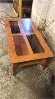 Nice wood glass coffee table