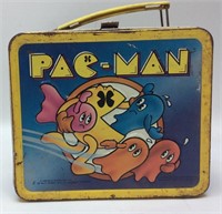 PAC MAN VINTAGE LUNCHBOX WITH THERMOS