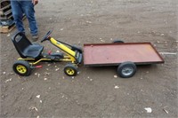Peddle car and trailer