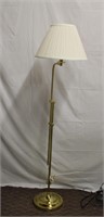 Brass base adjustable to 69" floor lamp