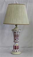 Porcelain lamp 35"H
