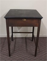 Fold out vanity table 22.5 X 22.5 X 31.5"H,