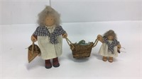 Lizzie High Mother and Child Laundry Dolls