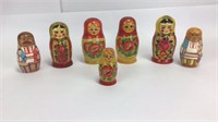 7 Sets of Russian Nesting Dolls
