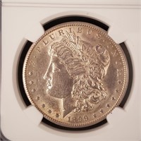 1899-S Morgan Dollar AU58 NGC