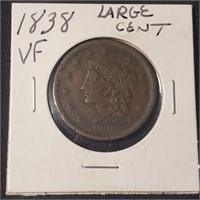 1838 Large Cent - Matron Cent