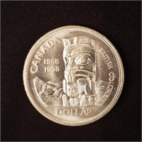 Canada 1958 Silver "Death Dollar" - 0.6 oz ASW