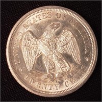 1875-S 20c BU - Twenty Cents  - Proof?