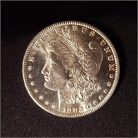 1882-CC Morgan Dollar - DMPL