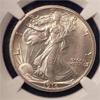 1916 Walking Liberty Half Dollar MS63 NGC