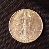 1940-S Walking Liberty Half Dollar - AU