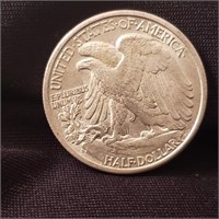 1941-S Walking Liberty Half Dollar - AU