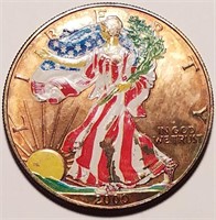 2000 American Silver Eagle - Painted and Toned