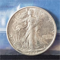1943-S Walking Liberty Half Dollar AU