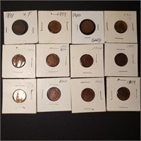 1898 - 1909 Indian Head Cents - Solid Coins!