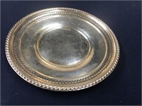 Sterling Silver round tray, 8.5"dia