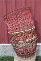 Vintage Egg Collection Baskets
