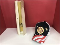 American Legion Tie and VFW Hat