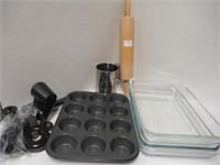 Glass Baking Dishes / Muffin Sheet