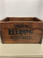 Vintage Springfield Illinois Hires Root Beer Crate