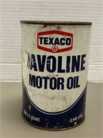 Texaco Havoline oil can