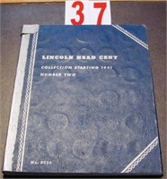 Lincoln Cents 1941 Coin Book Number Two -