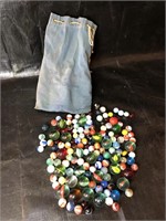 Marbles in first national bank of Mason City bag