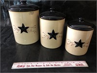 Three-piece canister set