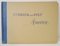 Vintage Currier & Ives America Book c1952