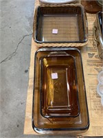 (3) Glass Baking Dishes