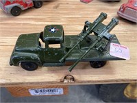 Metal Tootsie Toy Military Truck