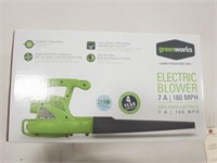 Green Works electric blower 160MPH mod 24012.