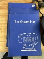 (3) 1950 Lathamite Yearbooks