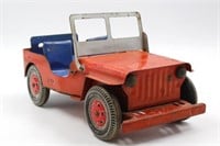 Vintage 1940's MARX Steel Willy's Jeep Toy