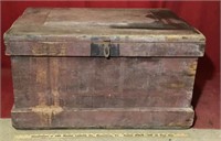 Large Wooden Carpenter’s Trunk