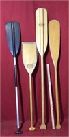 Lot of 4 Boat Paddles
