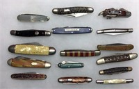 Lot of 16 Pocket Knives