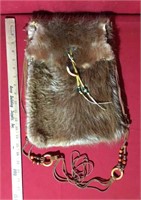 Native American Animal Pelt Pouch