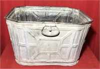 Square Galvanized Wash Tub