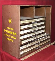 Pioneer Chainsaw Parts Cabinet