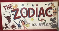 Hand Painted & Neat Zodiac Beverages Sign